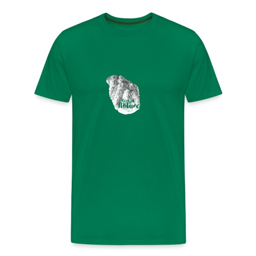Heart - Rocked by Nature - Premium-T-shirt herr