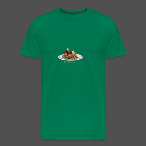 Rookworst (v) - Mannen Premium T-shirt