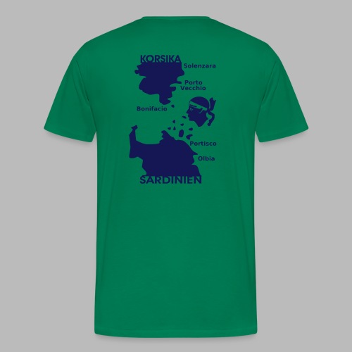 Korsika Sardinien Mori - Männer Premium T-Shirt
