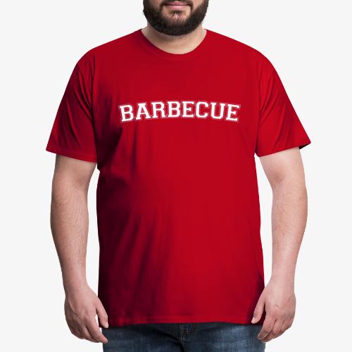 BBQ College Bow - Mannen Premium T-shirt