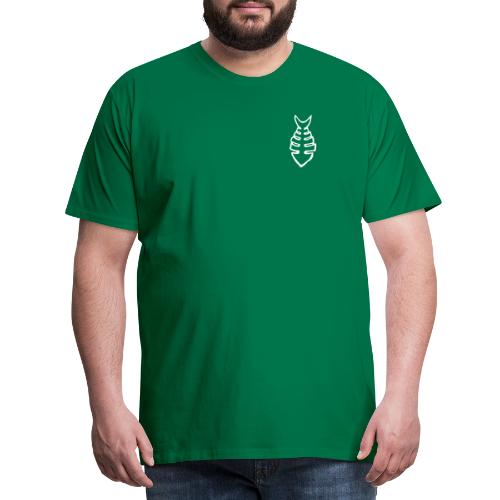 Rawfish Logo + Bone - Premium-T-shirt herr
