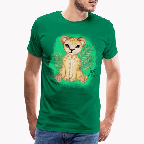 Baby Löwe Just Love - Männer Premium T-Shirt