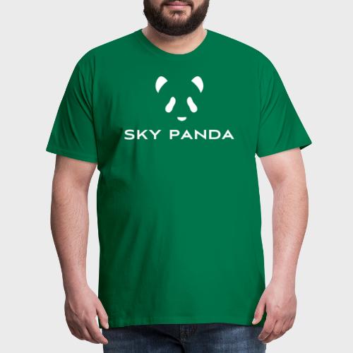 Sky Panda White - Männer Premium T-Shirt