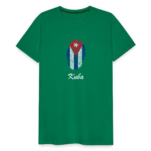 Kuba Fingerabdruck - Männer Premium T-Shirt