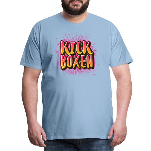 Graffiti Kickboxen - Männer Premium T-Shirt
