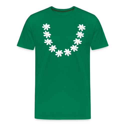 collier tiare couronne sans feuille Tahiti - T-shirt Premium Homme
