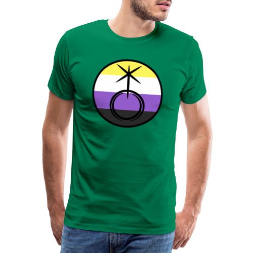 Symbol im Kreis - Die Farbe machts - Männer Premium T-Shirt