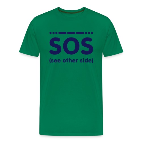 SOS - Mannen Premium T-shirt