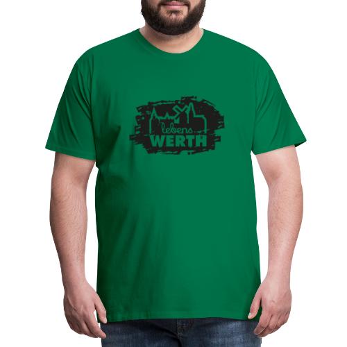 Werth - Lebens WERTH - Skyline - Männer Premium T-Shirt