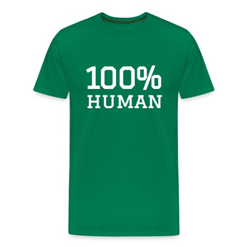 100% Human - Premium-T-shirt herr