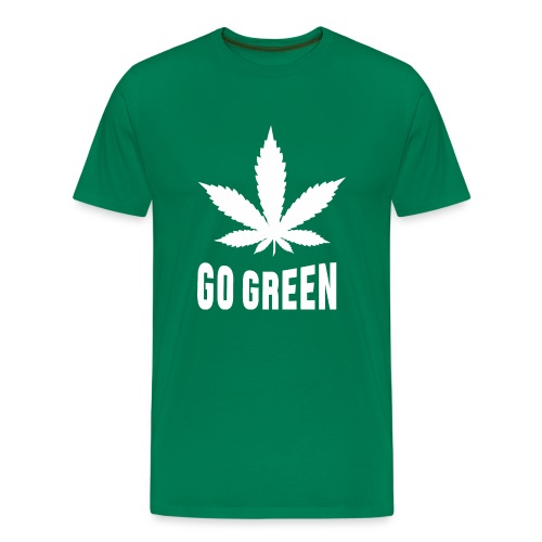 Weed Go Green - Männer Premium T-Shirt