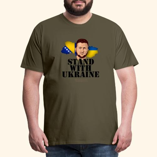 Ukraine Bosnien und Herzegowina - Männer Premium T-Shirt