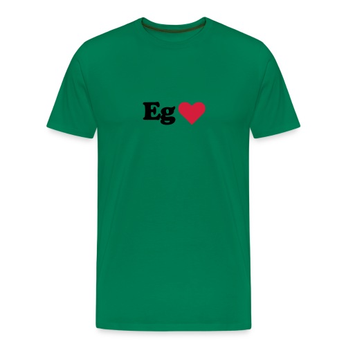 Eg Elskar - Premium T-skjorte for menn