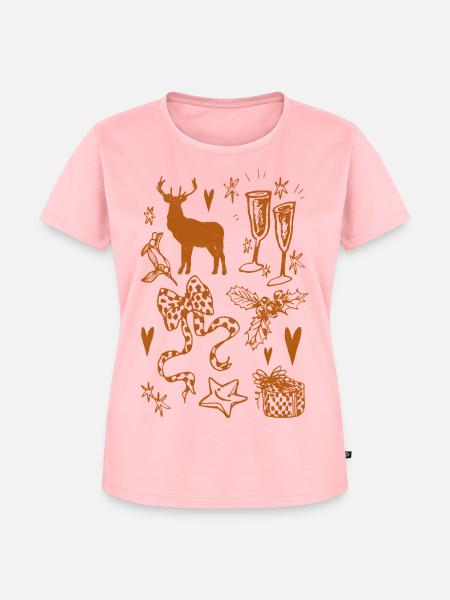 WEIHNACHTSSAMMLUNG - Frauen Premium Bio T-Shirt - Rosa