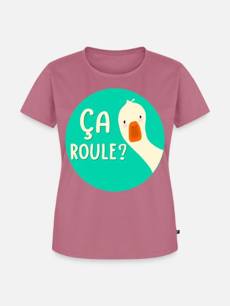 Es rollt, die Gans - Frauen Premium Bio T-Shirt - Mauve