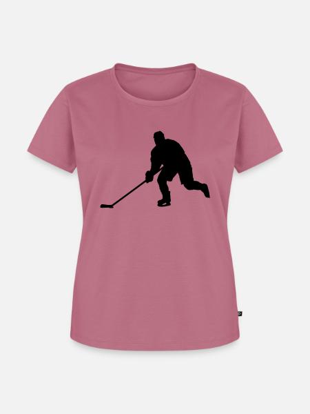 Eishockey - Frauen Premium Bio T-Shirt - Mauve