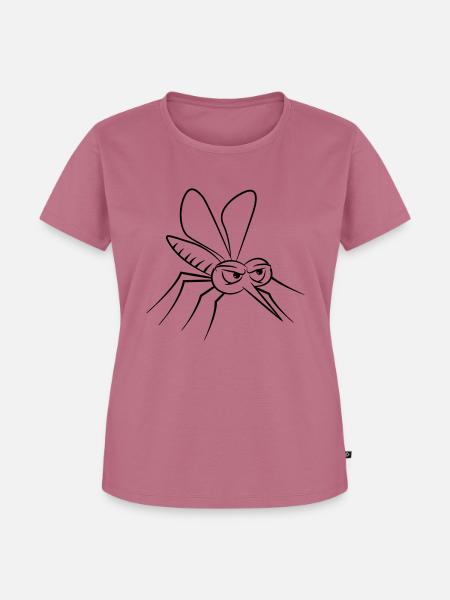 Mücke insekt - Frauen Premium Bio T-Shirt - Mauve