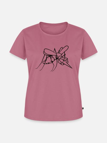 Mücke agro witzig - Frauen Premium Bio T-Shirt - Mauve