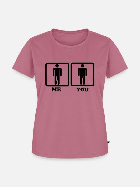 Penis - Frauen Premium Bio T-Shirt - Mauve
