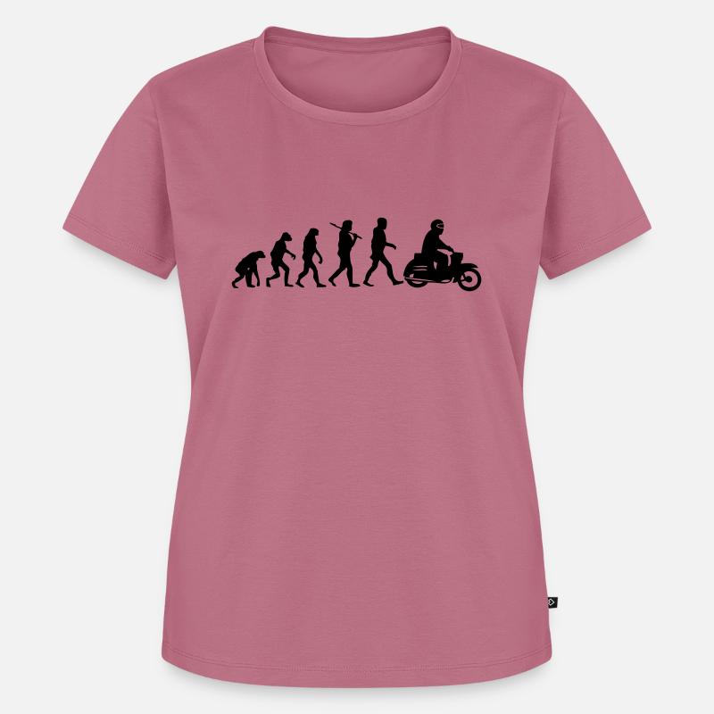 swallow evolution - Women's Premium Organic T-shirt - mauve