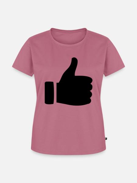 I like - gefällt mir! - Frauen Premium Bio T-Shirt - Mauve
