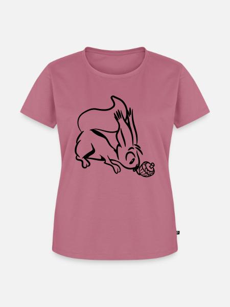 Eichhörmchen süss witzig - Frauen Premium Bio T-Shirt - Mauve