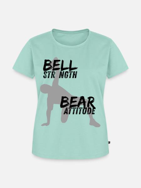 Bell Strength BEAR Attitude - Frauen Premium Bio T-Shirt - Mint