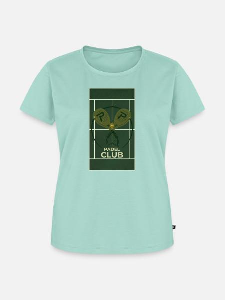 Padel Club Courtdesign - Frauen Premium Bio T-Shirt - Mint