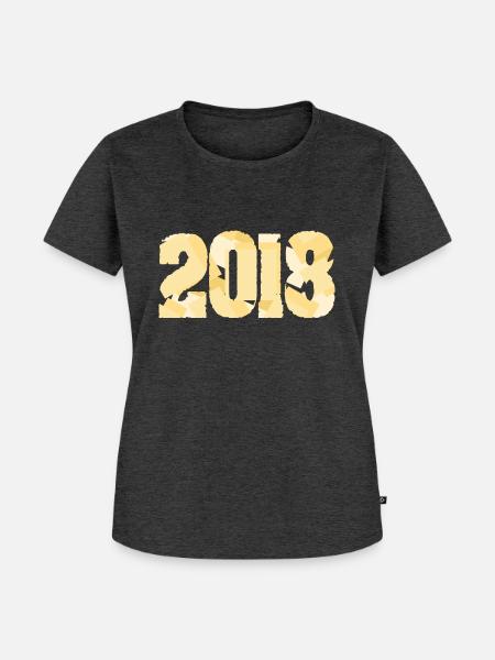 2018 - Frauen Premium Bio T-Shirt - Anthrazit meliert