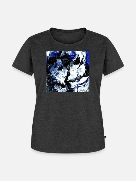 Unendlichkeit - Frauen Premium Bio T-Shirt - Anthrazit meliert