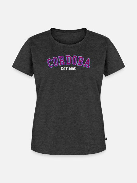 Córdoba gegründet 1995 - Frauen Premium Bio T-Shirt - Anthrazit meliert