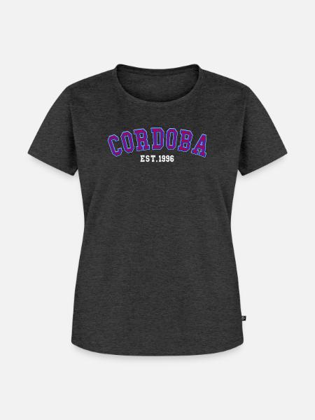 Córdoba gegründet 1996 - Frauen Premium Bio T-Shirt - Anthrazit meliert