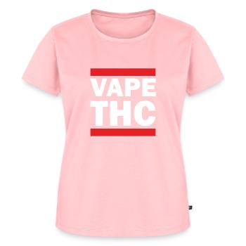 Vape THC White - Women's Premium Organic T-shirt - rose - Front - AI Model Female 172 dark (172cm)