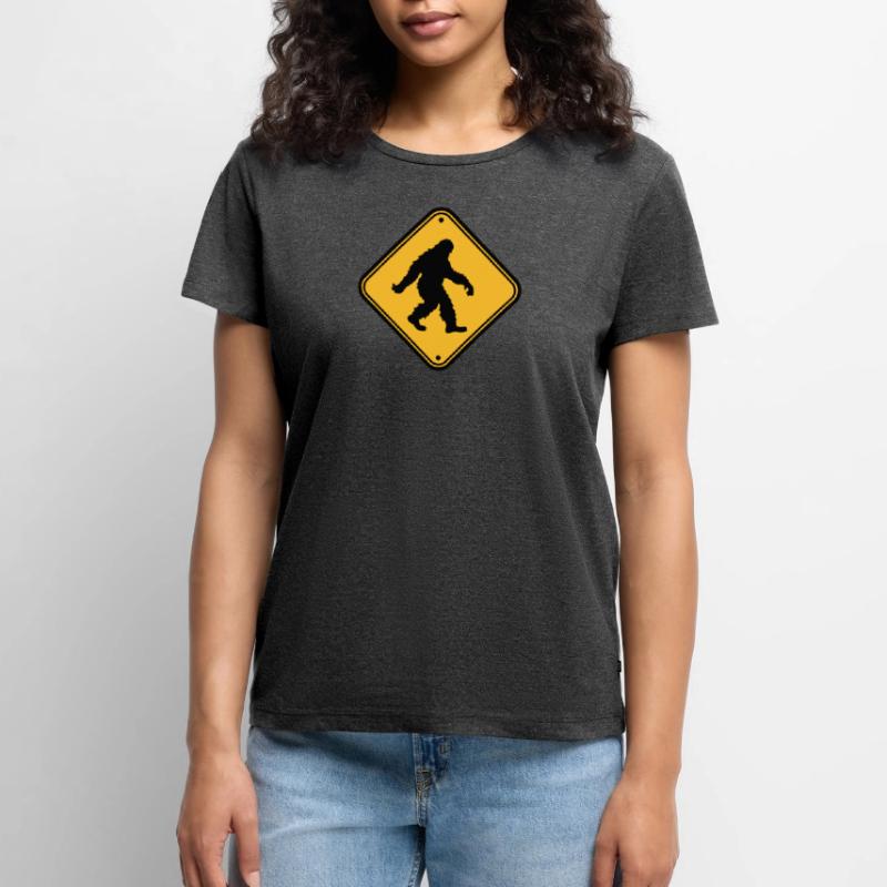 Shield note hazard caution caution zone warnun Women's Premium Organic T-shirt