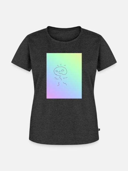 Cool Design - Frauen Premium Bio T-Shirt - Anthrazit meliert