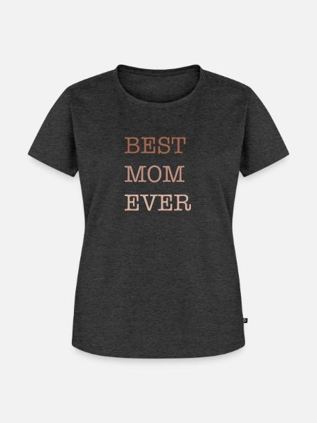Beste Mutter - Frauen Premium Bio T-Shirt - Anthrazit meliert