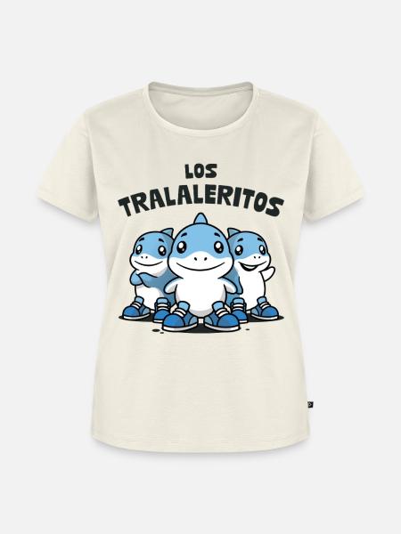 Los Tralaleritos Italian Brainrot - Frauen Premium Bio T-Shirt - Naturweiß