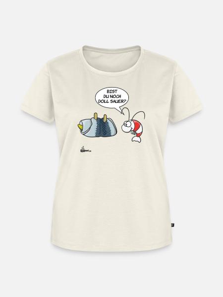 Rollmops - Frauen Premium Bio T-Shirt - Naturweiß
