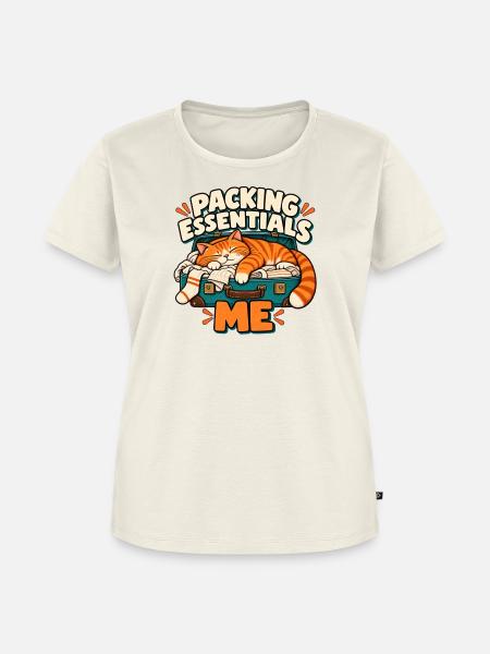 Verpackungs-Essentials - Frauen Premium Bio T-Shirt - Naturweiß