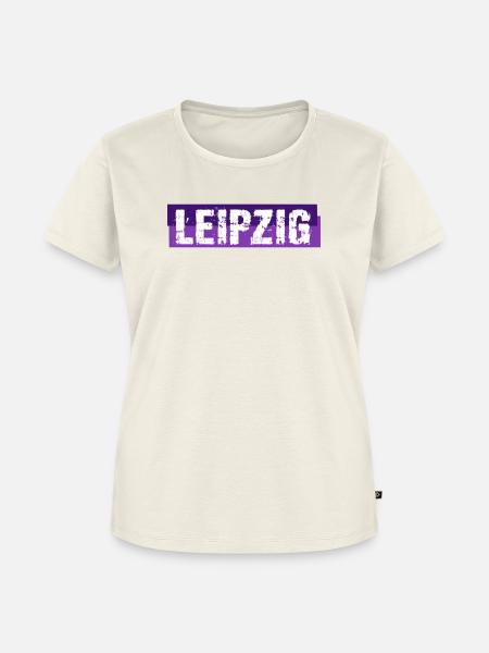 Leipzig - Banner - Deutschland - Germany - Frauen Premium Bio T-Shirt - Naturweiß
