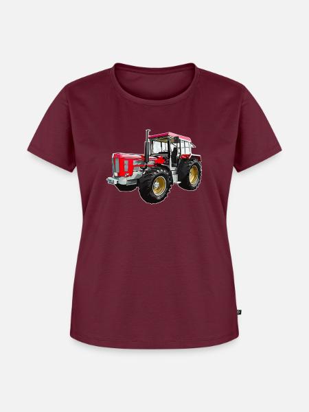 Schlüter Super 2000 - Frauen Premium Bio T-Shirt - Burgunderrot