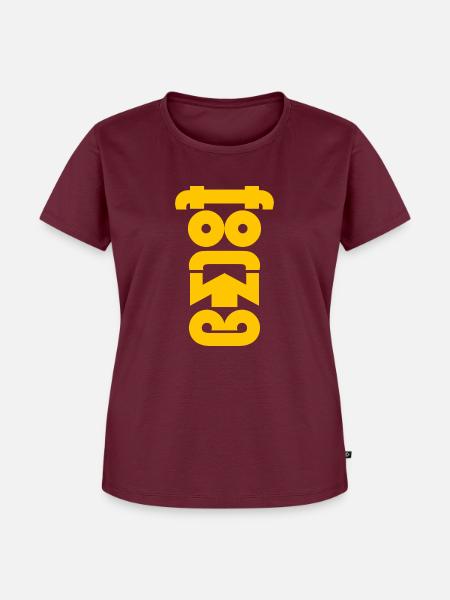 Forza TIKI - Frauen Premium Bio T-Shirt - Burgunderrot