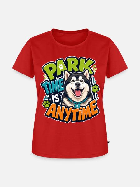 Alaskan Malamute - Frauen Premium Bio T-Shirt - Rot