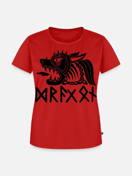 Der kleine Ärger des Waldes - Frauen Premium Bio T-Shirt - Rot