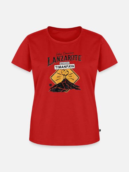 Lanzarote - Kanaren - Canary Islands - Spanien - Frauen Premium Bio T-Shirt - Rot