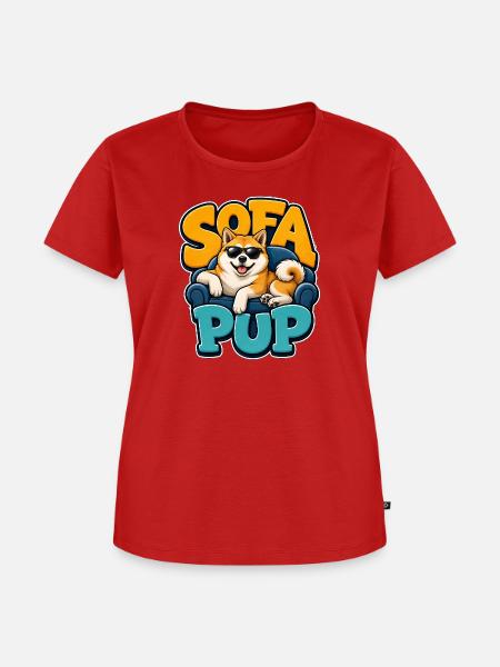 Akita - Frauen Premium Bio T-Shirt - Rot