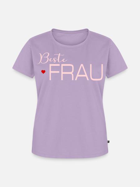 Beste Frau Wertschätzung - Frauen Premium Bio T-Shirt - Lavendel