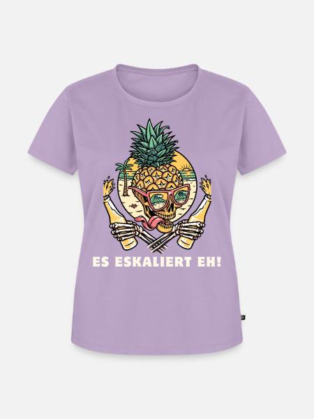 Es eskaliert eh! - Frauen Premium Bio T-Shirt - Lavendel