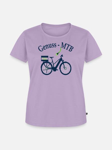 E-MTB-Damen - Frauen Premium Bio T-Shirt - Lavendel
