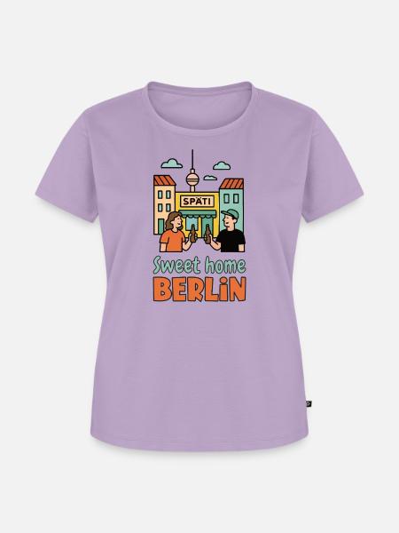 Späti - Sweet Home Berlin - Frauen Premium Bio T-Shirt - Lavendel